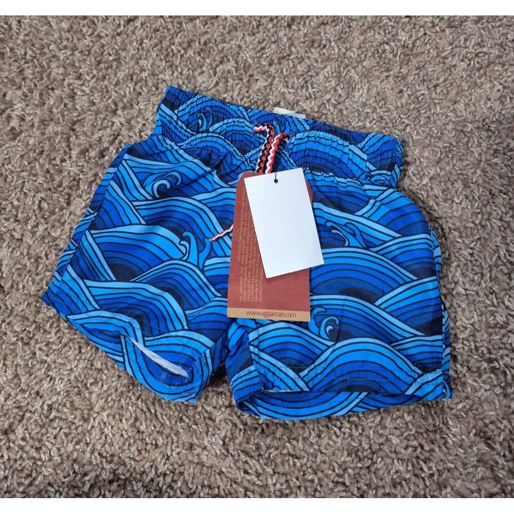 Appaman wave pool swim trunks size 6-12M